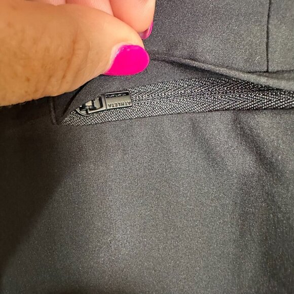 Athleta Uptown Ankle Pants Size 10 Black High Rise Stretch Cargo Travel NWT - Picture 9 of 13